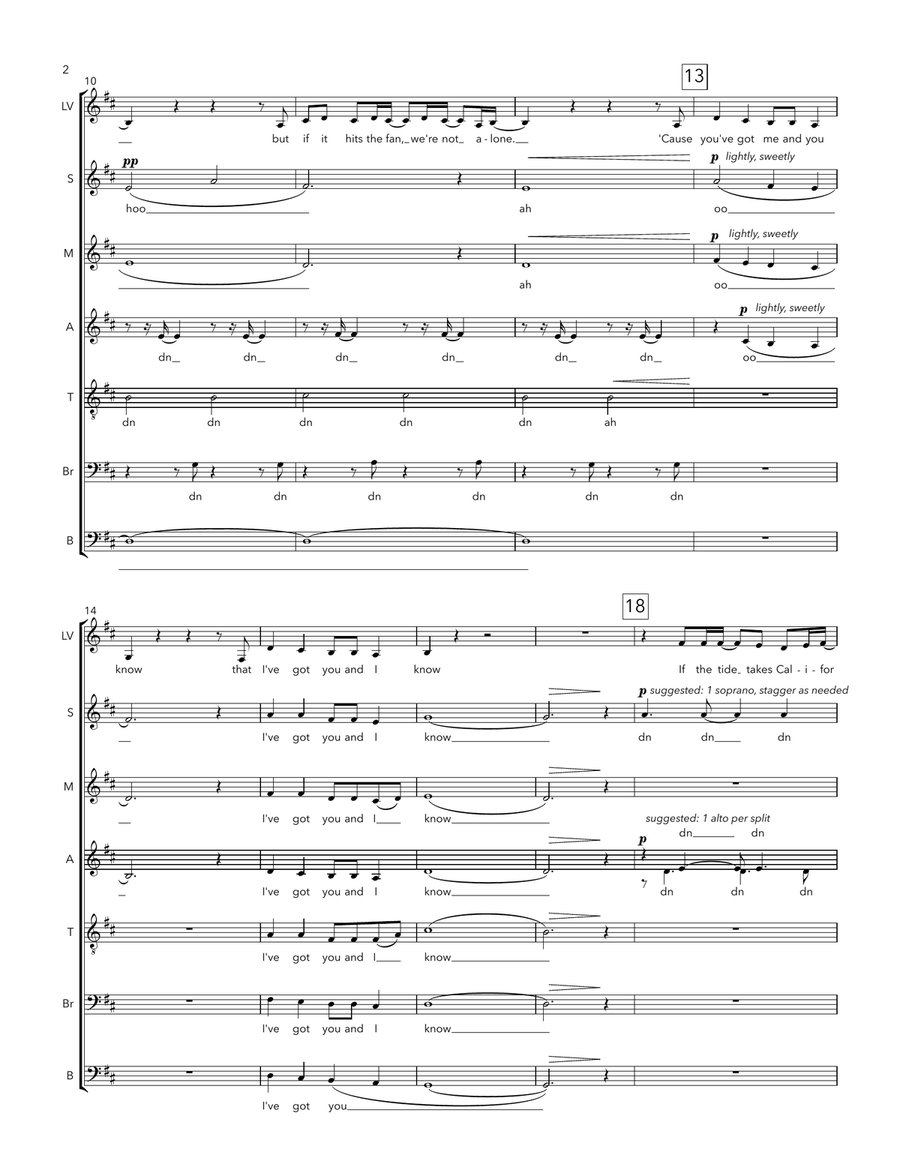 Till Forever Falls Apart A Cappella scores gallery preview page 2