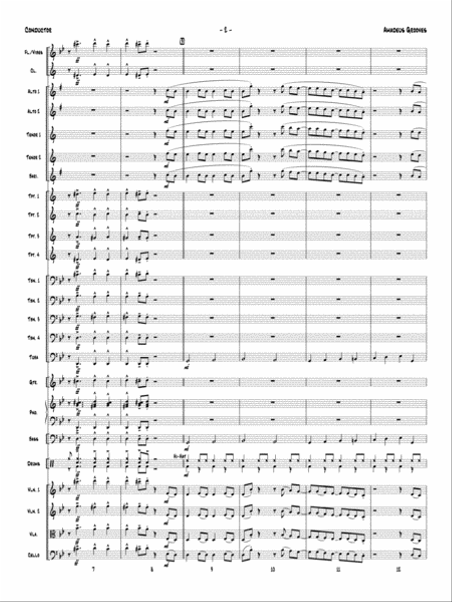 Amadeus Grooves Jazz Ensemble scores gallery preview page 3