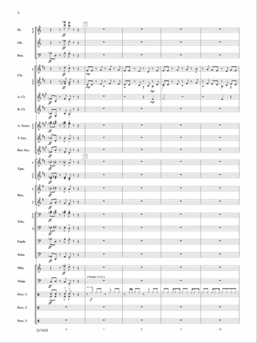The Story of Mumble Happy Feet: Score Concert Band scores gallery preview page 4