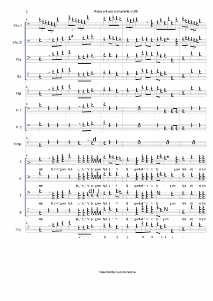 Johann Georg Albrechtsberger - Messa a 4 voci e strumenti 2. Gloria image number null