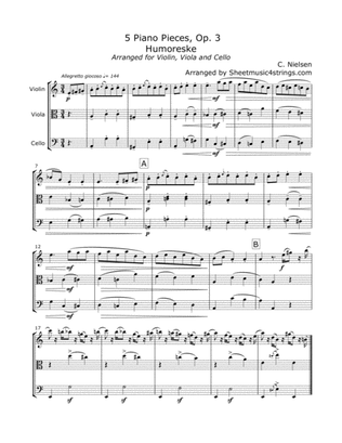Nielsen, C. - Humoreske for Violin, Viola and Cello