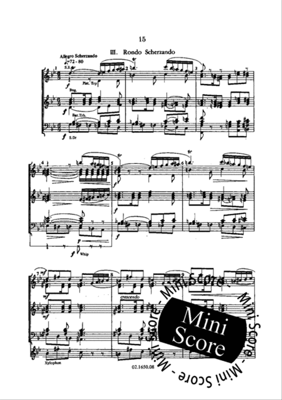 Concertsuite voor Fanfare Concert Band scores gallery preview page 19