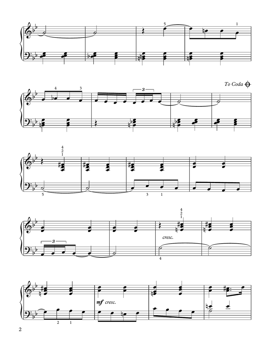 Air: Andante religioso (from Holberg Suite) Air: Andante religioso (from Holberg Suite) Easy Piano scores gallery preview page 2