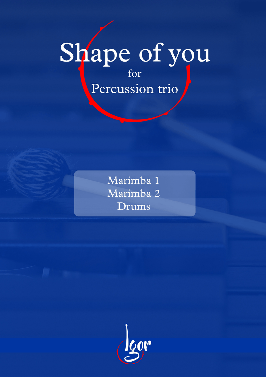 Shape Of You Percussion Ensemble scores gallery preview page 1