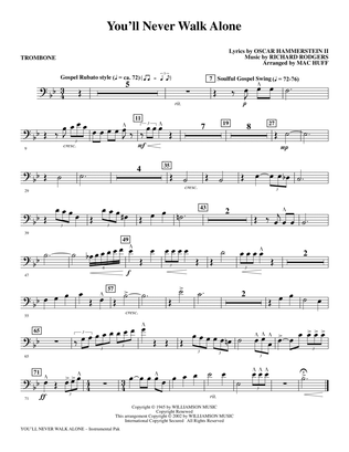 You'll Never Walk Alone (from Carousel) (arr. Mac Huff) - Trombone