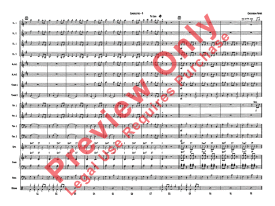 Caribbean Fever Jazz Ensemble scores gallery preview page 6