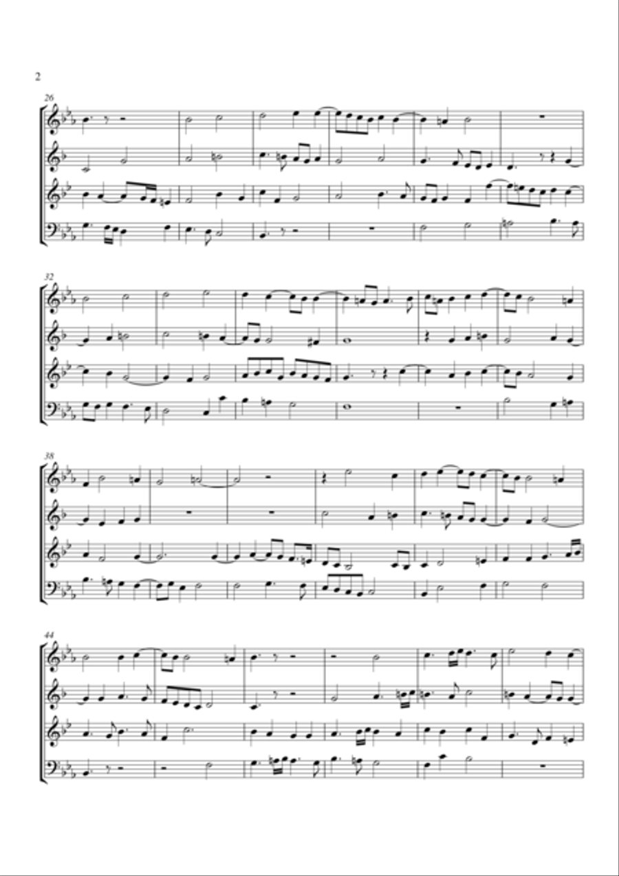 In Pace Woodwind Quartet scores gallery preview page 3