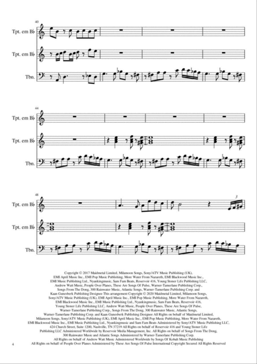 Havana Brass Ensemble scores gallery preview page 4