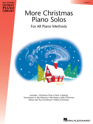 Book cover for More Christmas Piano Solos – Level 5