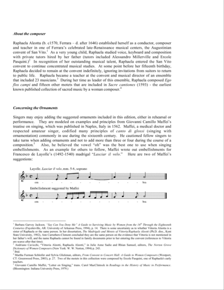 Ego Flos Campi 4-Part scores gallery preview page 2