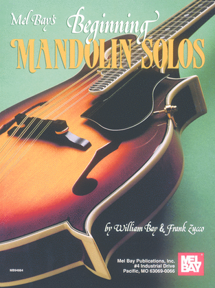 Book cover for Beginning Mandolin Solos