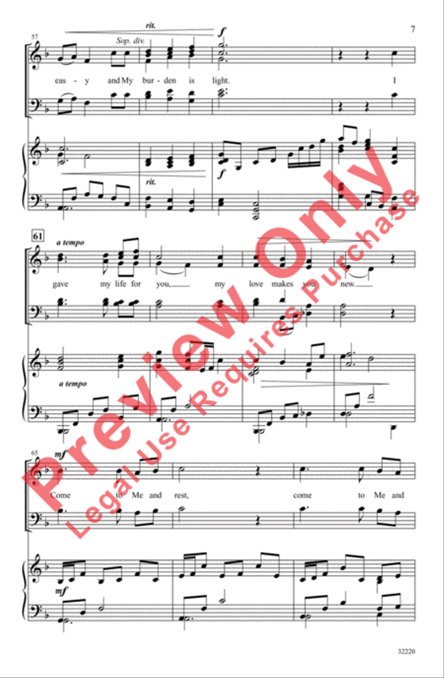 Rest 4-Part scores gallery preview page 7