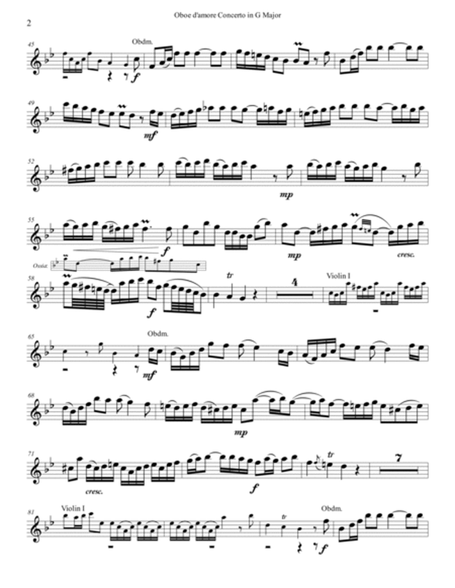 Concerto for Oboe d’amore in G Major, Op. 9 No. 11 image number null