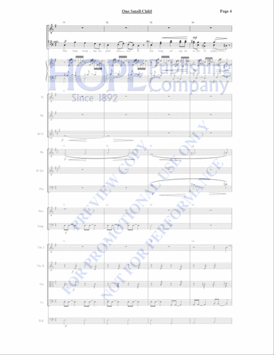 One Small Child Orchestra scores gallery preview page 5