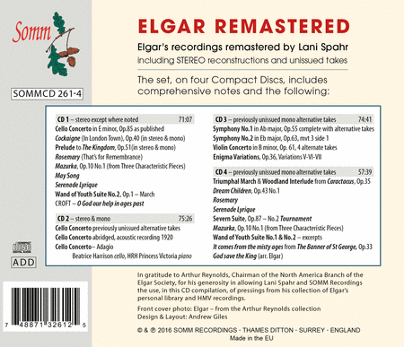 Elgar Remastered [Box Set]