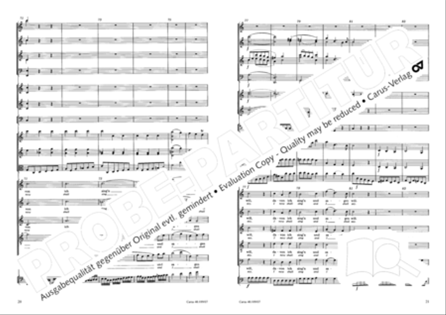 From heav'n on high (Vom Himmel hoch) SSATB scores gallery preview page 12