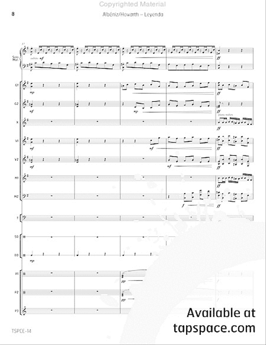 Leyenda Percussion Ensemble scores gallery preview page 11