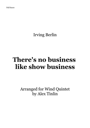 Book cover for There's No Business Like Show Business