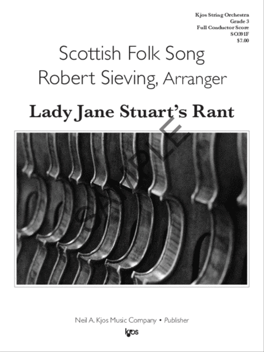 Lady Jane Stuart's Rant - Score String Orchestra scores gallery preview page 2