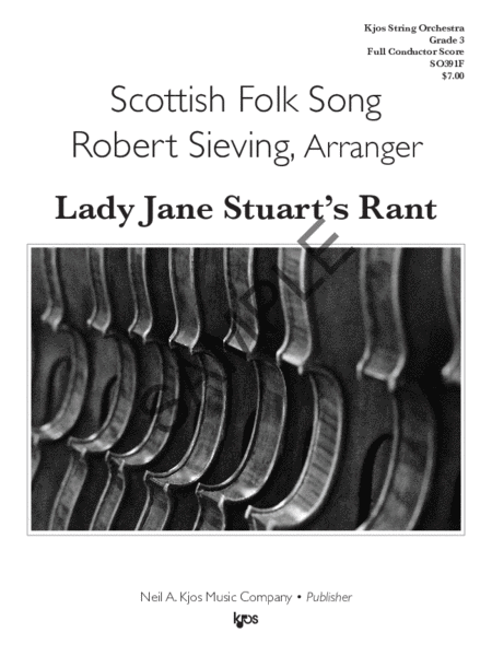 Lady Jane Stuart's Rant - Score