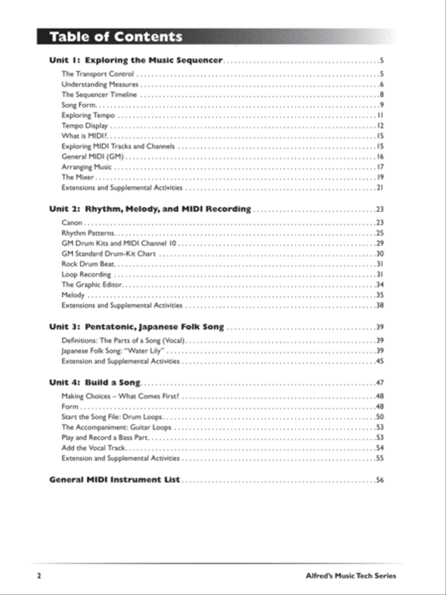 Alfred's MusicTech, Book 1 Book and CD scores gallery preview page 2