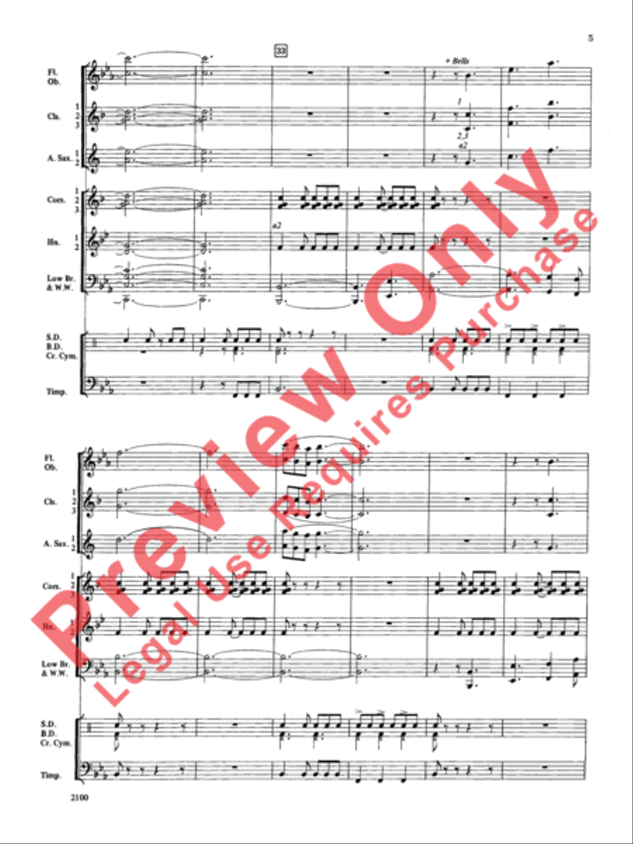 Northwest Suite Northwest Suite Concert Band scores gallery preview page 6