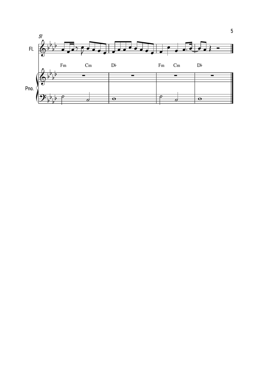 Snelle Maan Flute Solo scores gallery preview page 5