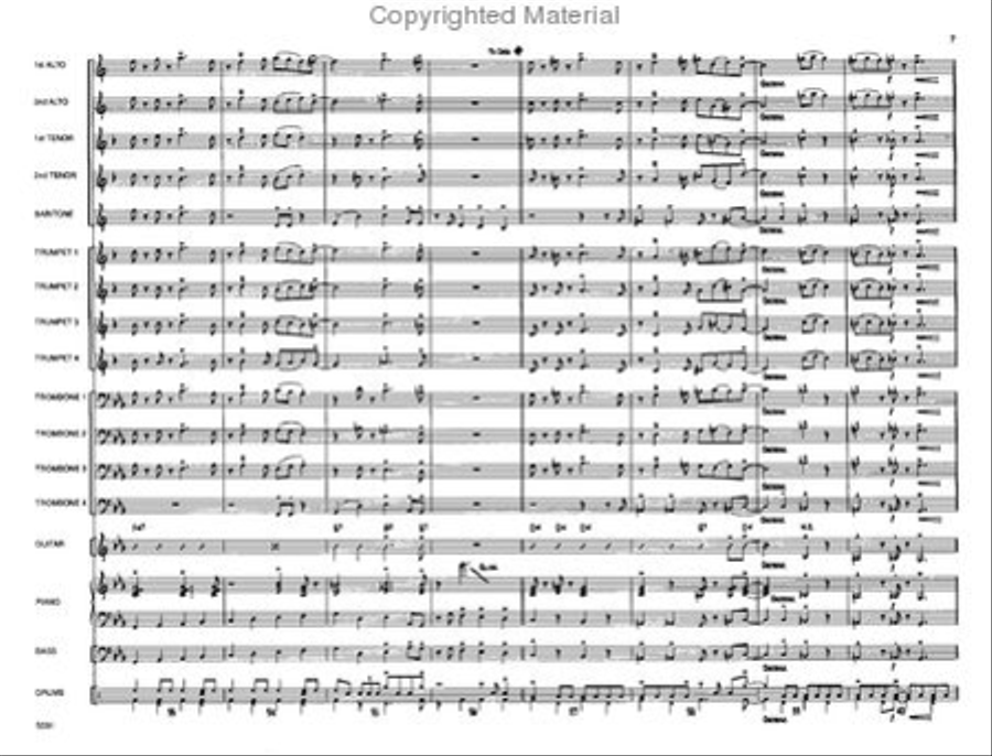 Designated Swinger Jazz Ensemble scores gallery preview page 6
