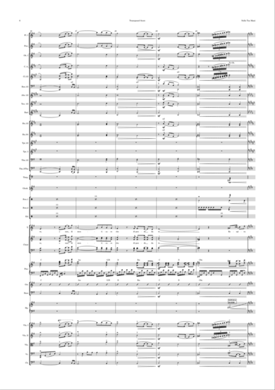 Nelle Tue Mani Full Orchestra scores gallery preview page 6