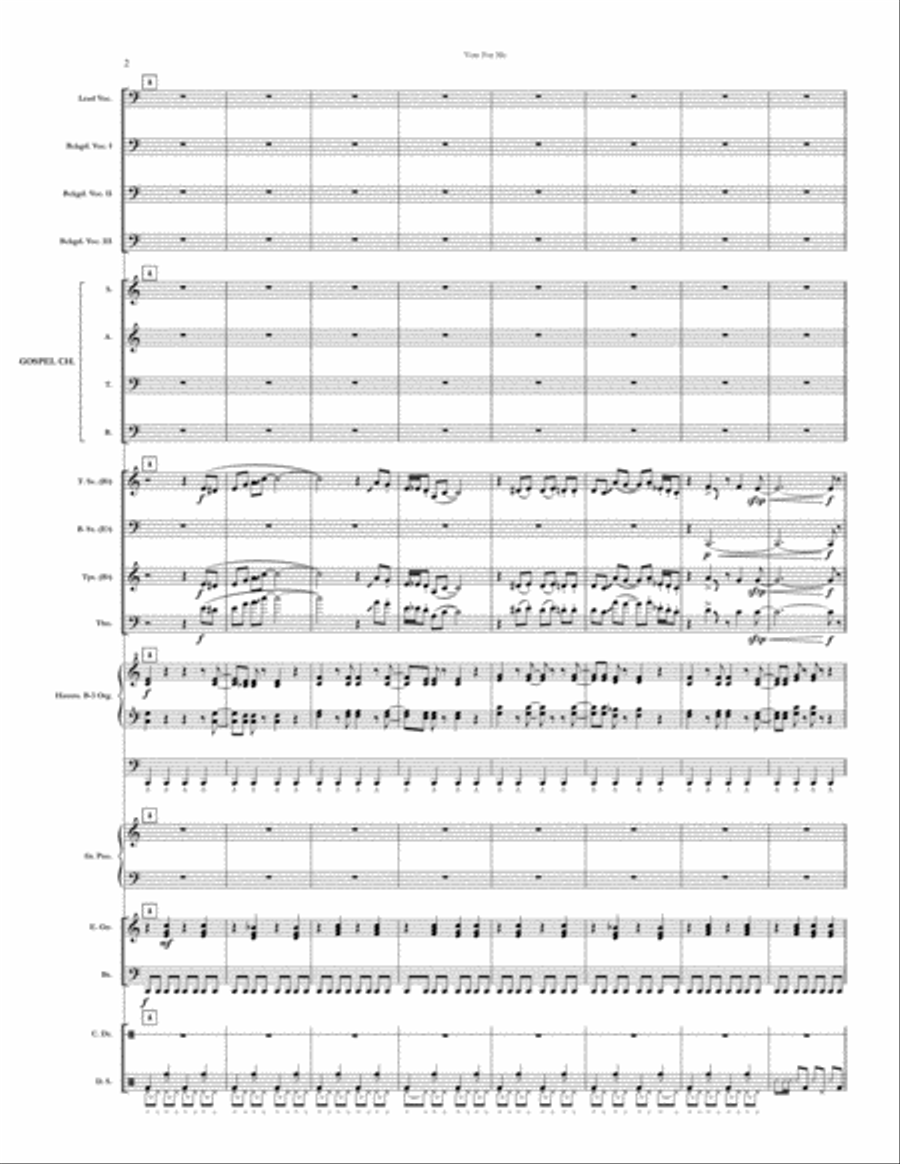 Vote For Me Choir scores gallery preview page 2