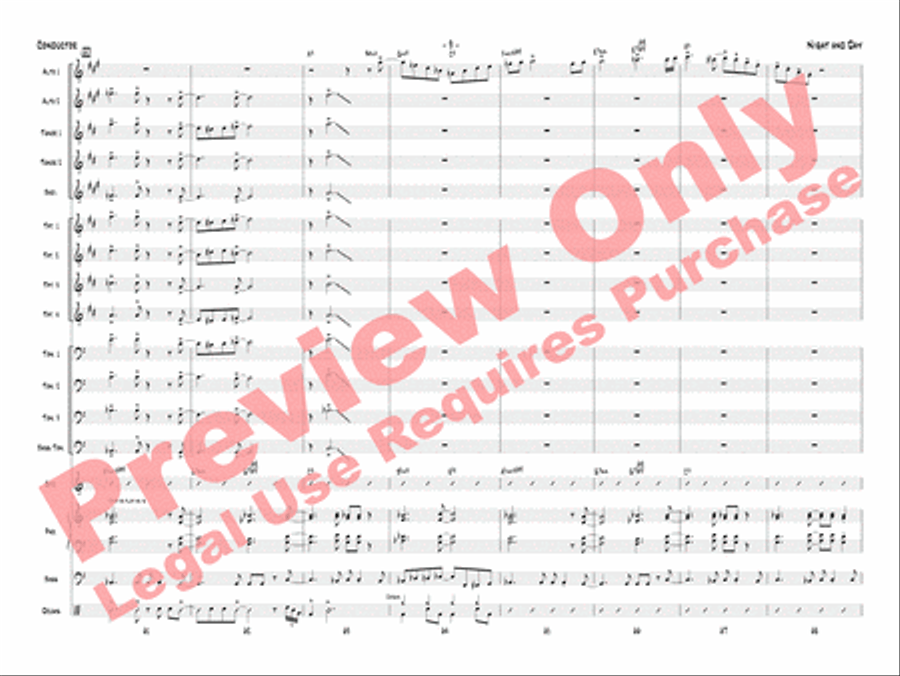 Night and Day Jazz Ensemble scores gallery preview page 12