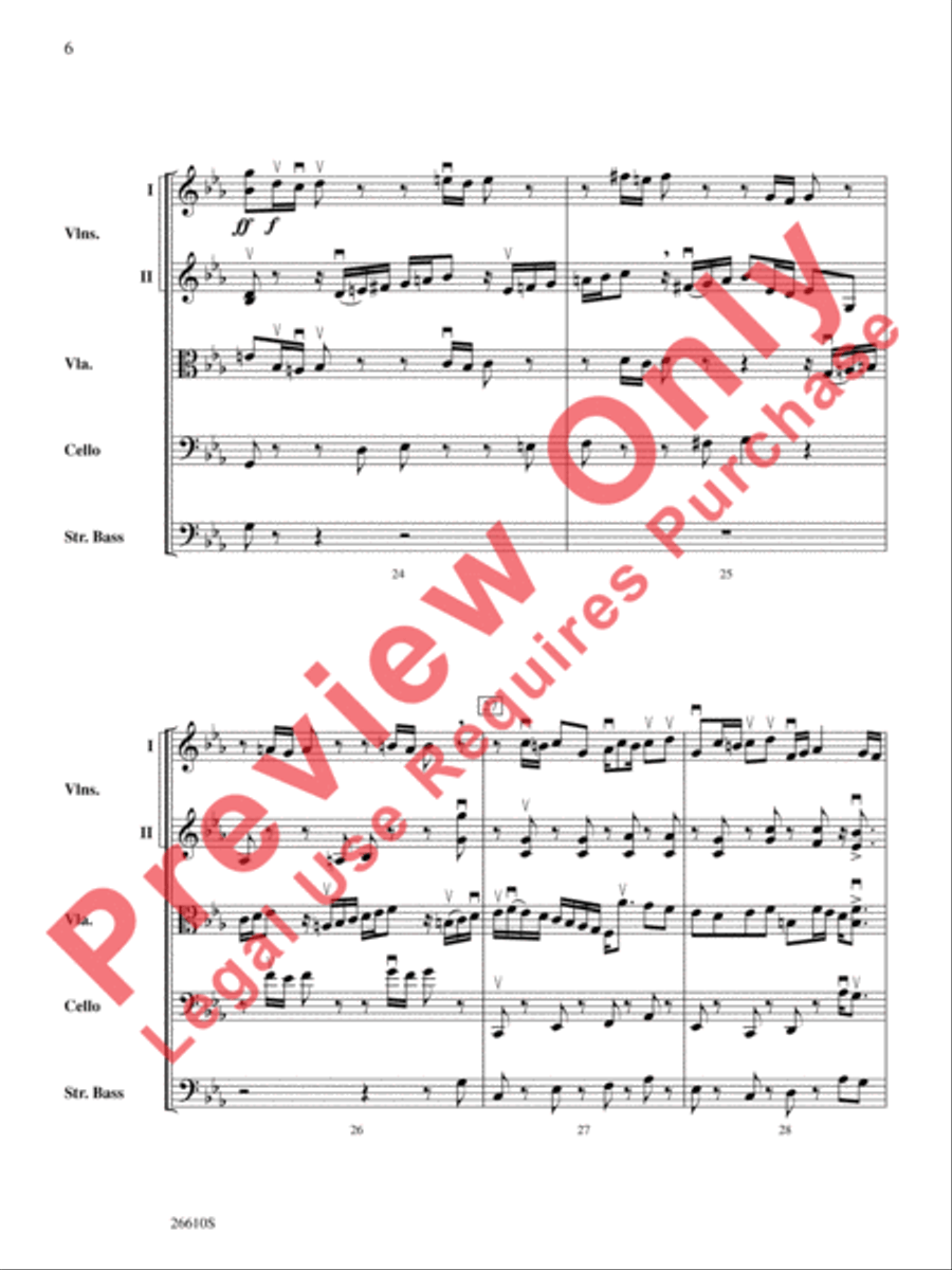 Bach's Lunch Bach's Lunch String Orchestra scores gallery preview page 7