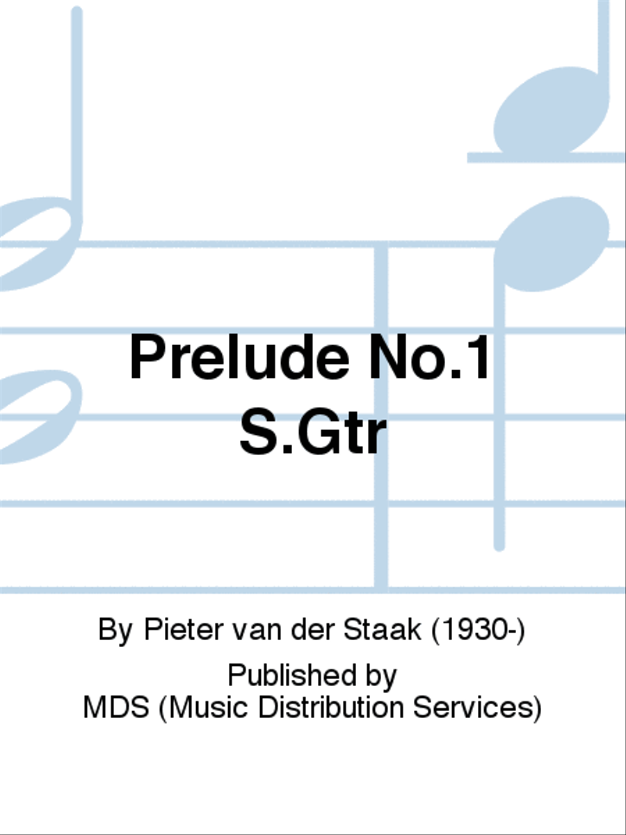 PRELUDE NO.1 S.Gtr Guitar scores gallery preview page 1