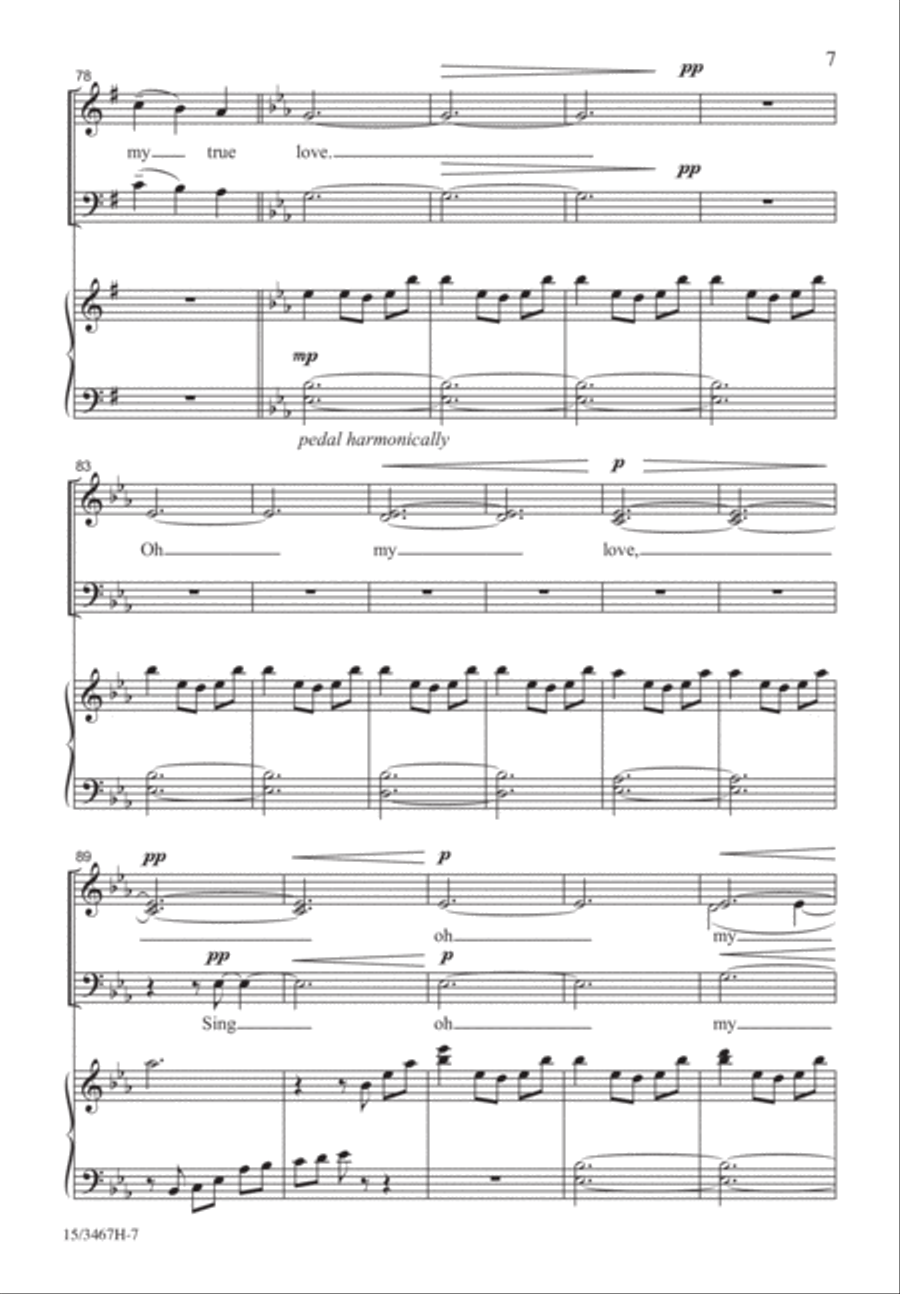 Tomorrow Shall Be My Dancing Day 4-Part scores gallery preview page 7