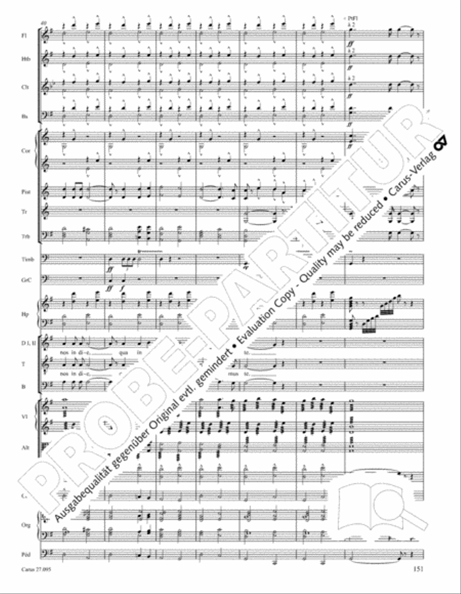 Messe solennelle de sainte Cecile STB scores gallery preview page 164