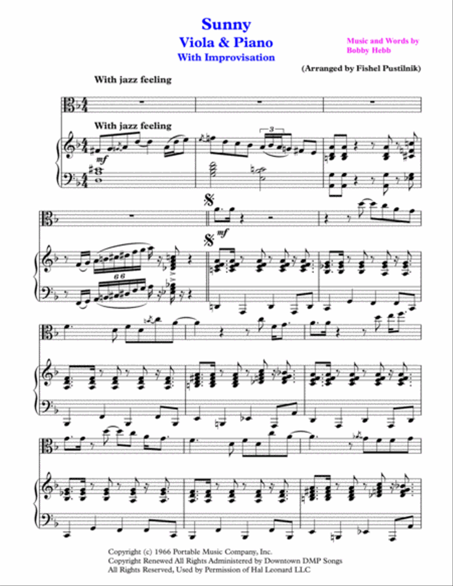 Sunny Viola scores gallery preview page 2