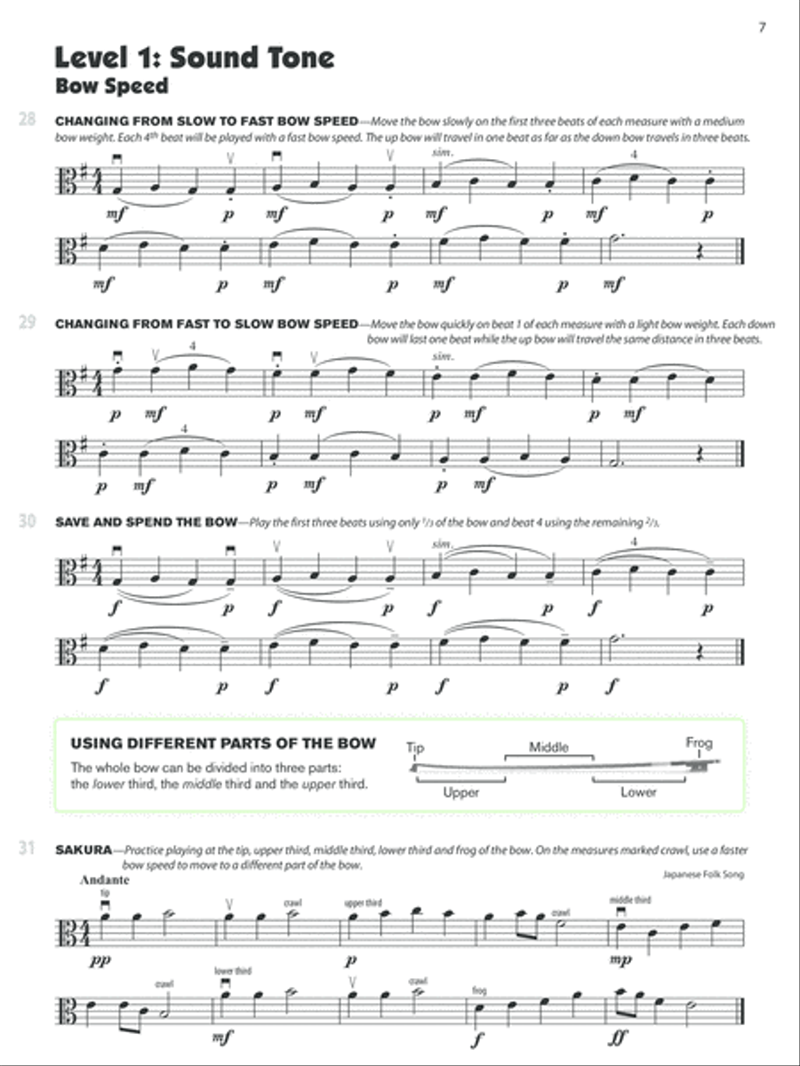 Sound Innovations for String Orchestra -- Sound Development