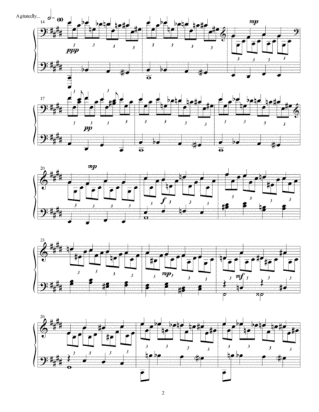 Prelude Op.3 in C# minor, "Bells of Moscow" for Piano Solo of Rachmaninoff image number null