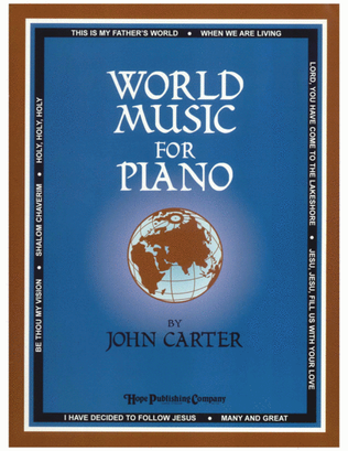 Book cover for World Music for Piano