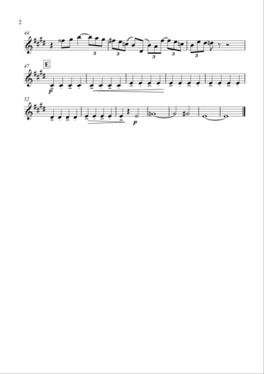 Manoir De Mes Reves (django's Castle) Saxophone Quartet scores gallery preview page 6