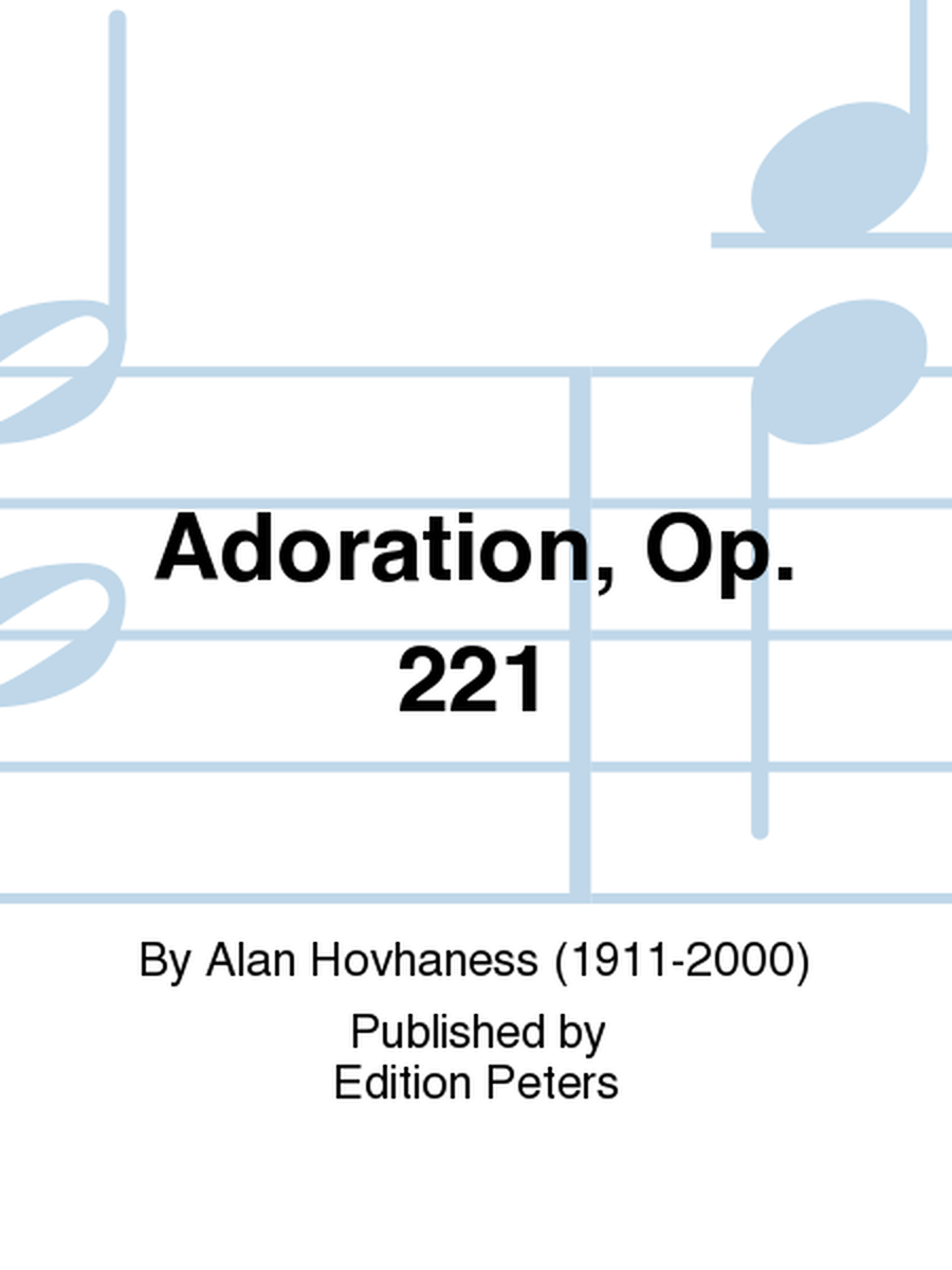 Adoration Op. 221