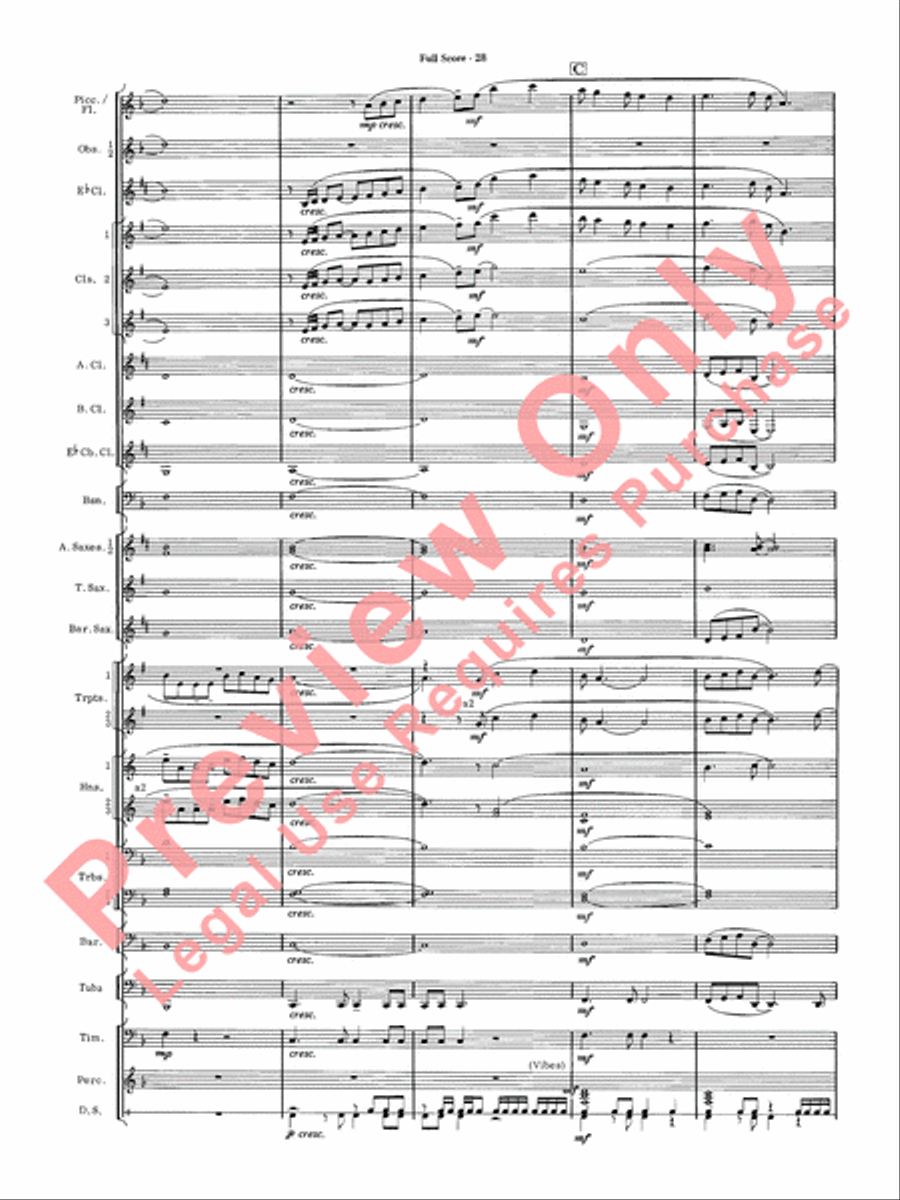 James Bond Suite Concert Band scores gallery preview page 30