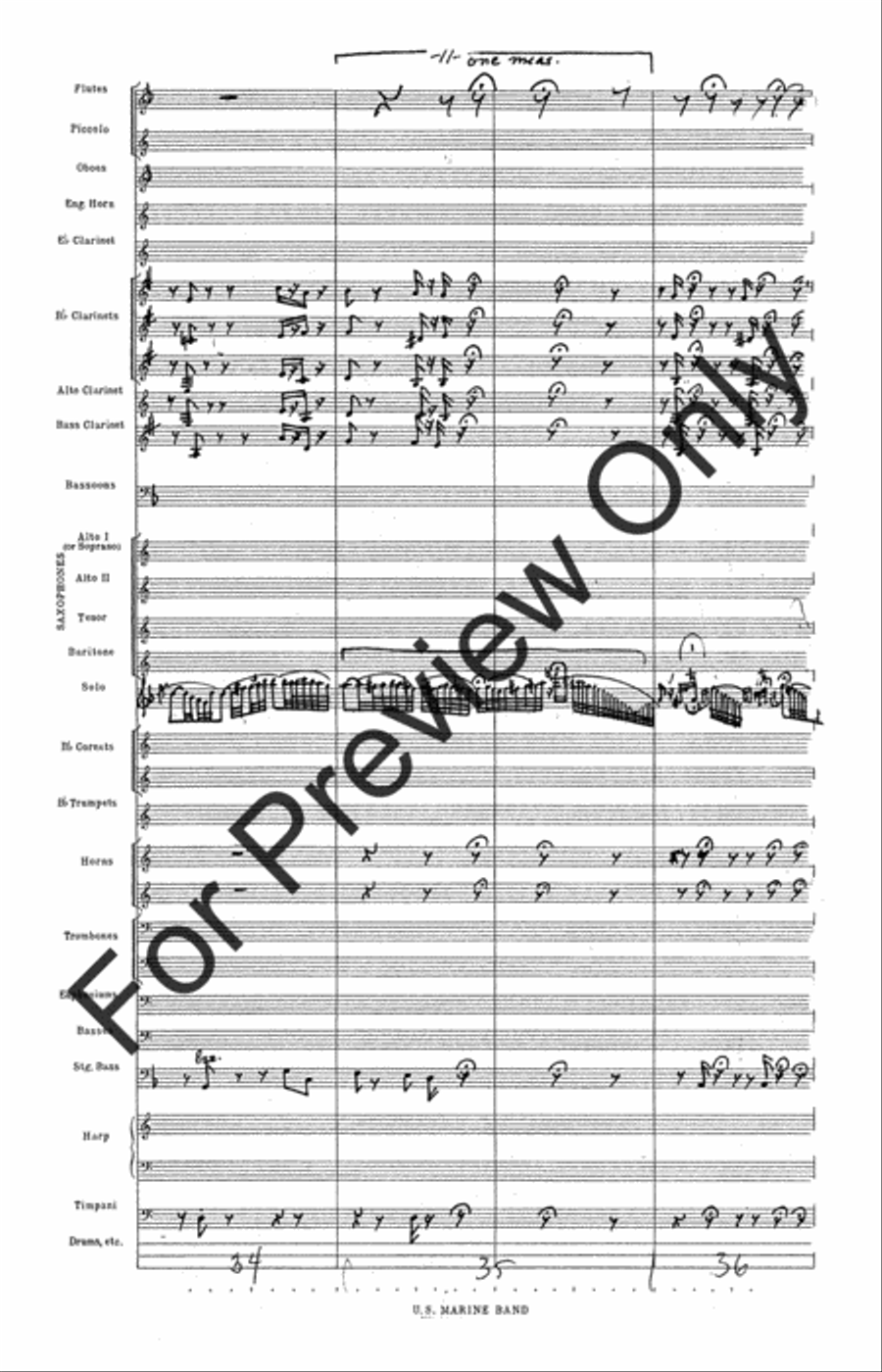 Fantasie Pastoral Hongroise (Score) Concert Band scores gallery preview page 14