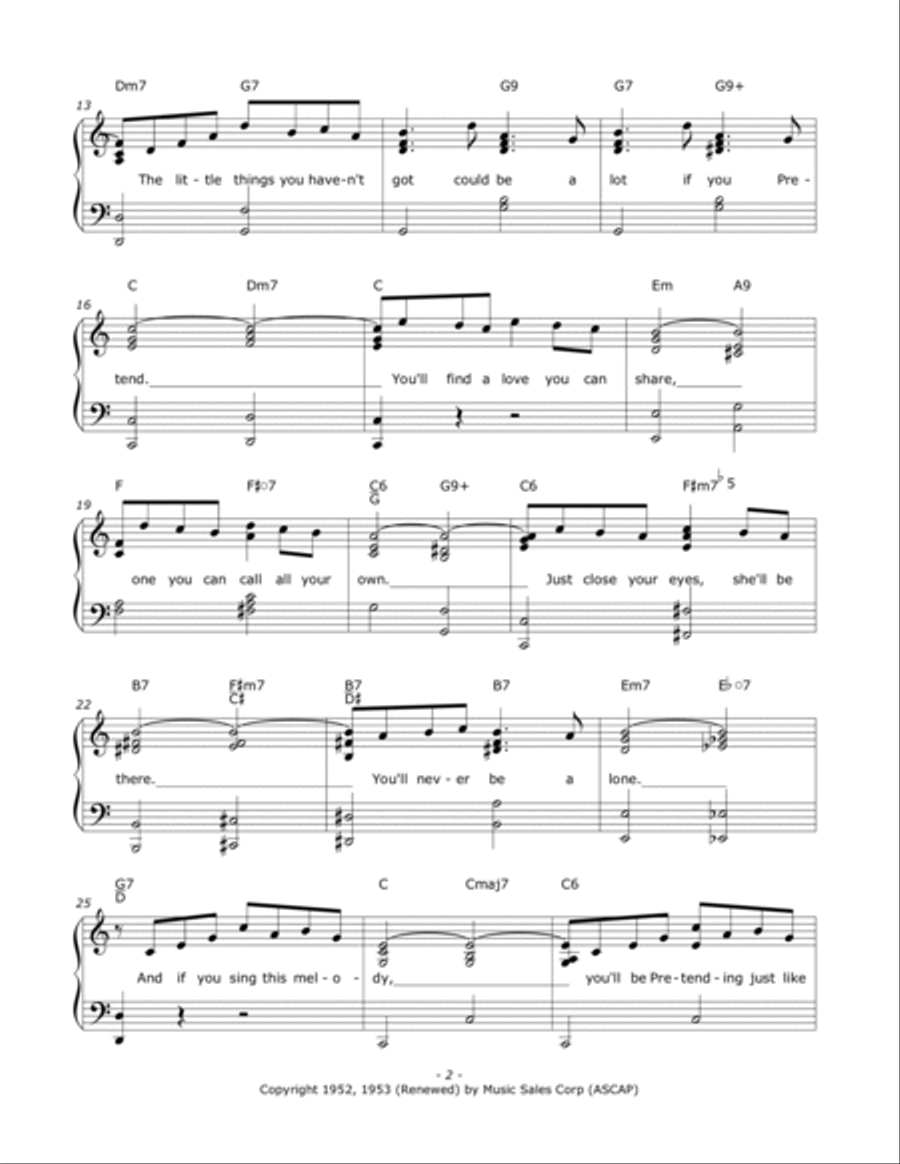 Pretend Voice scores gallery preview page 2