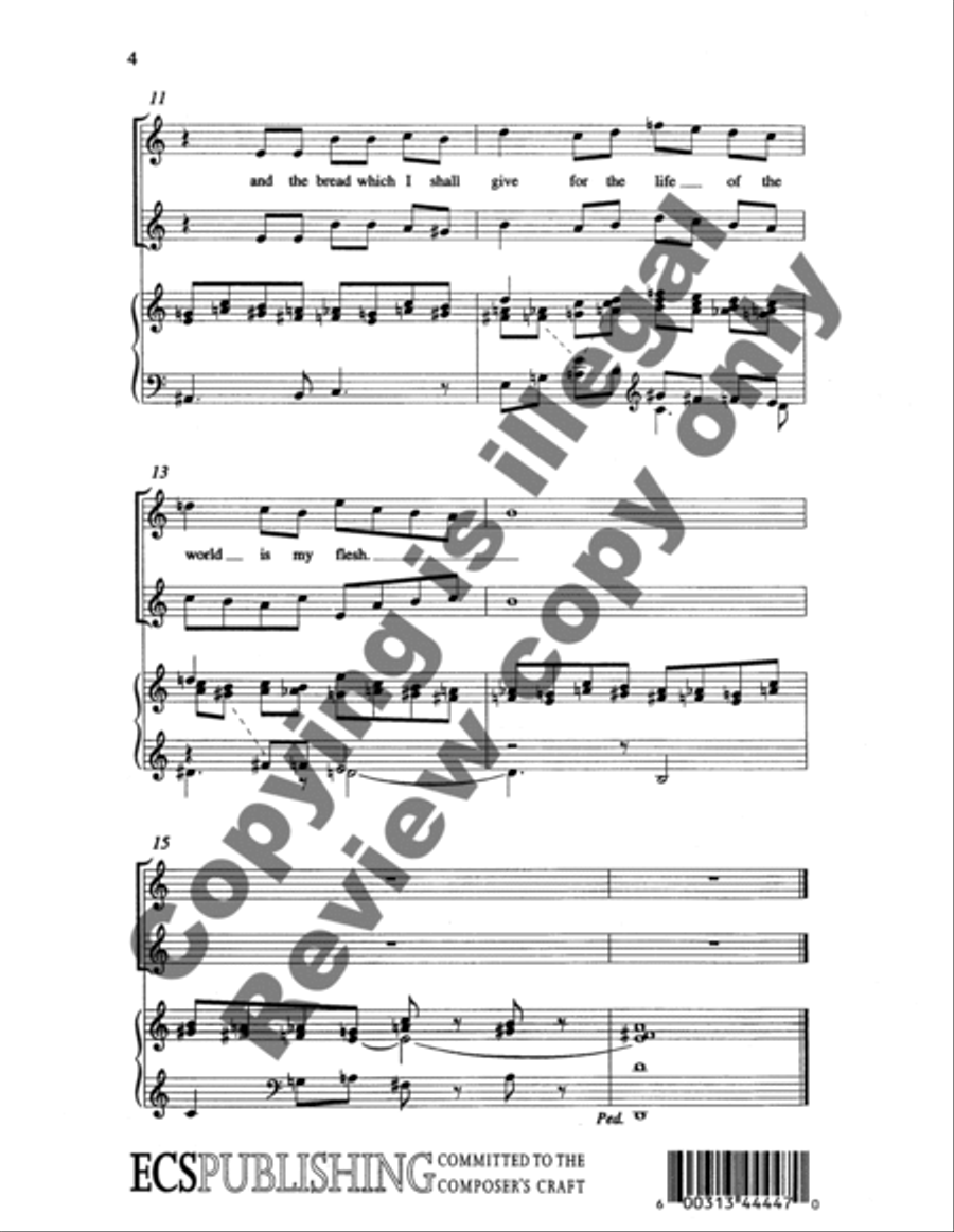 This Is the Bread 2-Part scores gallery preview page 6