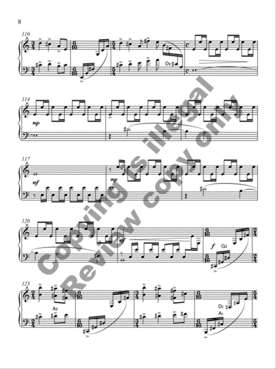 Marian Variations Harp scores gallery preview page 16