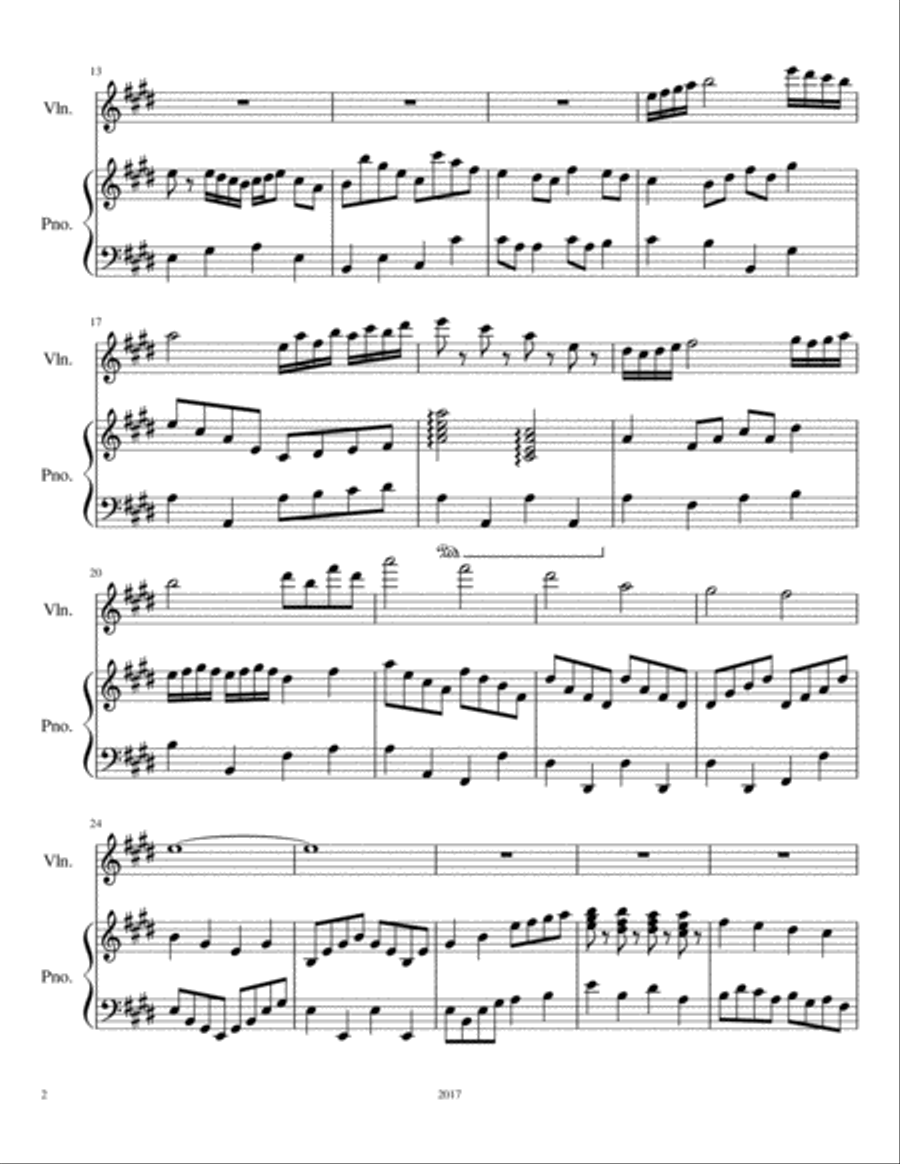 Violin Solo No. 6 Violin Solo scores gallery preview page 2