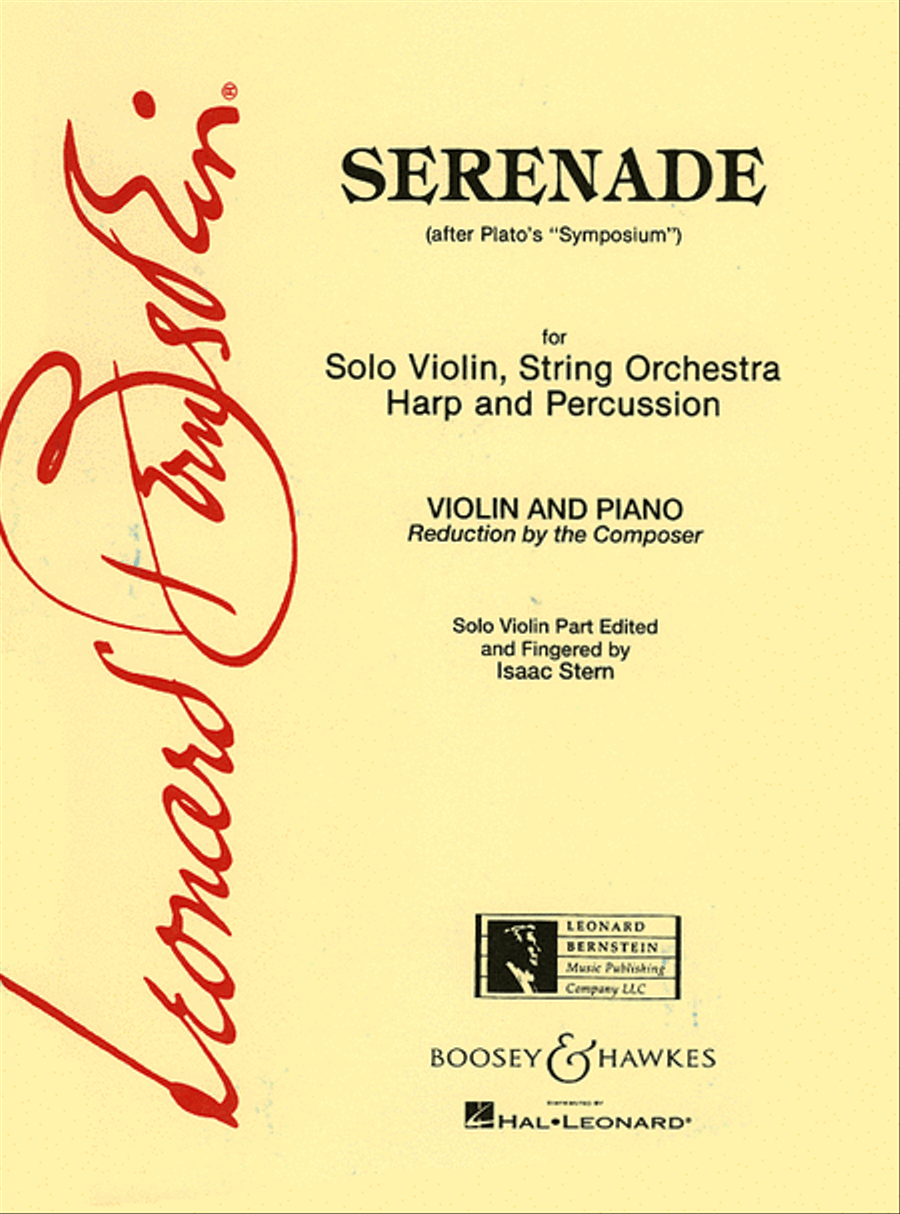 Serenade by Leonard Bernstein Violin Solo - Sheet Music