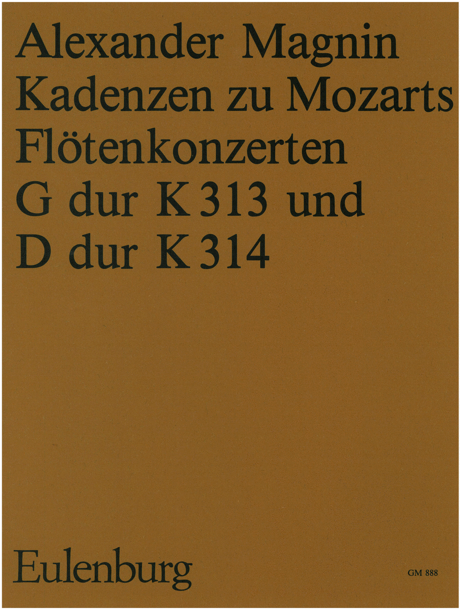 Cadenzas to Mozart Flute Concerti