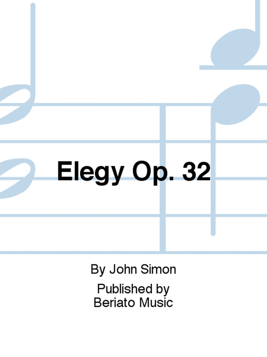 Elegy Op. 32